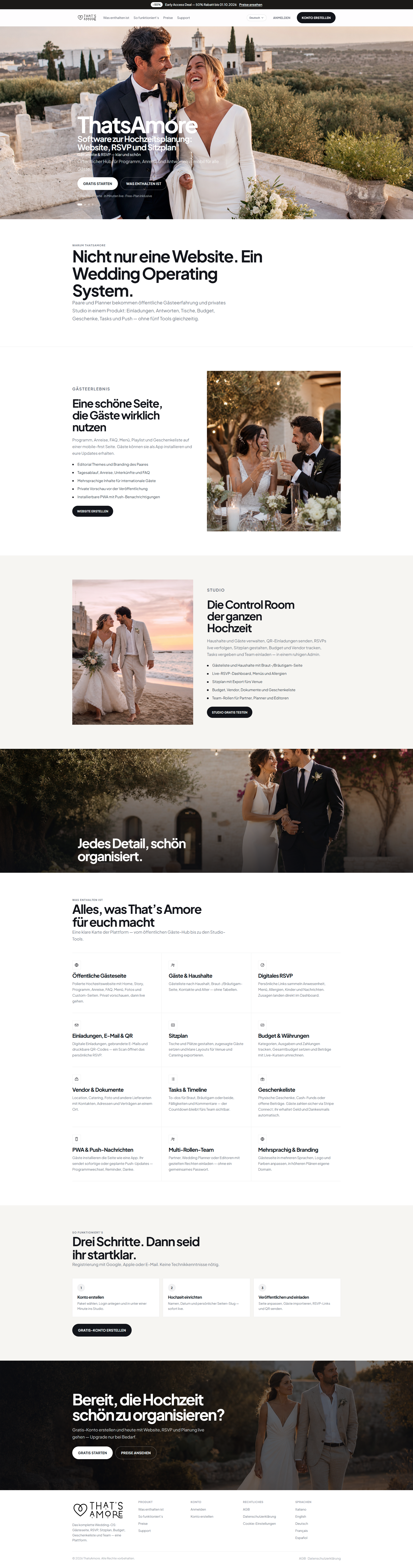 ThatsAmore wedding platform